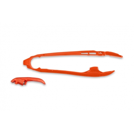 UFO 2026/01 ŚLIZG ŁAŃCUCHA KTM SX 125 / 150 / 250 / 300 '25-'26, SX-F 250 / 350 / 450 '25-'26 KOLOR POMARAŃCZOWY