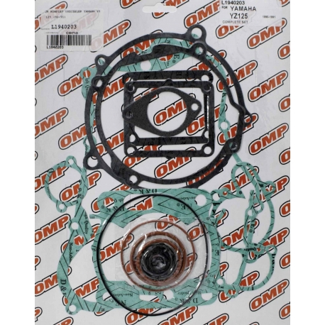 JR (OMP) WYPRZEDAŻ KOMPLET USZCZELEK YAMAHA YZ 125 '90-'91