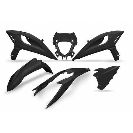 UFO 2025/11 KOMPLET PLASTIKÓW BETA RR 2T/4T 250 / 300 / 350 / 400 / 450 '25-'26 KOLOR CZARNY