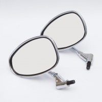 ROY LUSTERKO UNIWERSALNE CHROMOWANE (PRAWE / LEWE) M10X125 PRAWY GWINT (KOMPLET - 2 SZTUKI)