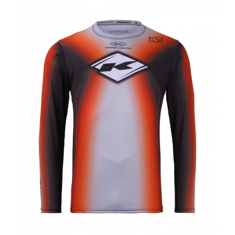 KENNY RACING KOSZULKA CROSS/ENDURO TRACK KID/JUNIOR/DZECIĘCE FOCUS ORANGE KOLOR POMARAŃCZOWY ROZMIAR XXXS ( 5/6 LAT)