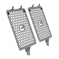 CROSSPRO WYPRZEDAŻ OSŁONY CHŁODNIC PRZEDNIE BMW R 1300 GS, R 1300 GS TRIPLE BLACK, R 1300 GS TROPHY '23-'24 KOLOR SREBRNY (STAL