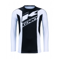 KENNY RACING KOSZULKA CROSS/ENDURO TRACK ZOOM BLACK WHITE KOLOR CZARNY/BIAŁY SZARY ROZMIAR M