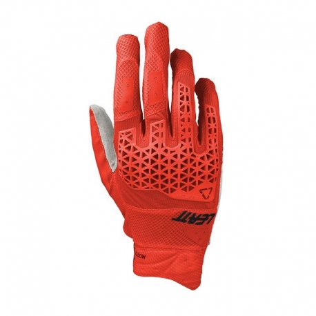 LEATT RĘKAWICE MOTO 4.5 LITE GLOVE RED KOLOR CZERWONY ROZMIAR S