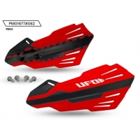 UFO 2025/11 OSŁONY RĄK (HANDBARY) MERCURY KOLOR CZERWONY (LISTKI - POTRZEBNE MOCOWANIE PM01669, PM01665, PM01666 LUB PM01667) -