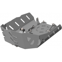 CROSSPRO PROMOCJA OSŁONA SILNIKA ALUMINIOWA BENELLI TRK 702 / 702 X '23-'24 KOLOR CZARNY (KOMPATYBILNA Z STOPKĄ CENTRALNĄ MOTOCY