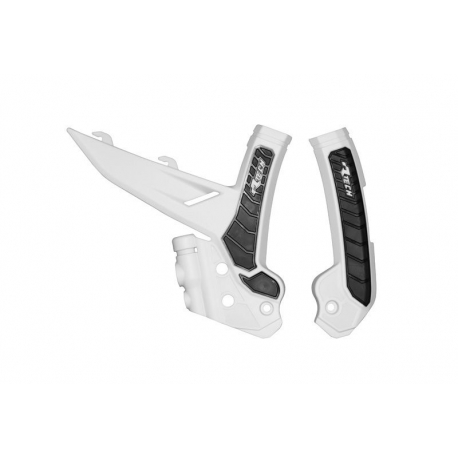 RACETECH (RTECH) 2025/12 OSŁONY RAMY (KOMPLET) BI-MATERIAL SUPER GRIP KTM EXC / EXCF 150 / 250 / 300 / 450 / 500 '24, SX 250 / 3