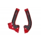 RACETECH (RTECH) 2025/12 OSŁONY RAMY (KOMPLET) BI-MATERIAL SUPER GRIP GAS GAS MC 85 '21-'24 KOLOR CZERWONY / CZARNY