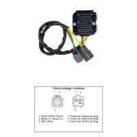 DZE REGULATOR NAPIĘCIA KAWASAKI KVF 300 BRUTE FORCE '12-'18 (21066-Y002)