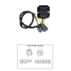 DZE REGULATOR NAPIĘCIA KAWASAKI KVF 300 BRUTE FORCE '12-'18 (21066-Y002)