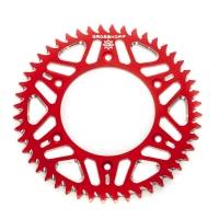 GROSSKOPF WYPRZEDAŻ ZĘBATKA TYLNA ALUMINIOWA T7075 (ERGAL) KOLOR CZERWONY 289 48 (28948) HONDA CR/CRF '83-'25, BETA RR '13-'25,
