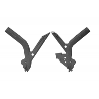 RACETECH (RTECH) 2025/12 OSŁONY RAMY (KOMPLET) BI-MATERIAL SUPER GRIP BETA RX 450 '24, KOLOR CZARNY