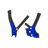 RACETECH (RTECH) 2025/12 OSŁONY RAMY (KOMPLET) BI-MATERIAL SUPER GRIP YAMAHA YZ 125 / 250 '05-'24, FANTIC XE / XX 125 / 250 / 30