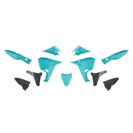 RACETECH (RTECH) 2025/12 KOMPLET PLASTIKÓW (REVOLUTION) (BEZ PRZEDNIEGO BŁOTNIKA) KOVE X PRO / RALLY 800 '24-'25 KOLOR CZARNY /