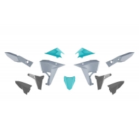 RACETECH (RTECH) 2025/12 KOMPLET PLASTIKÓW (REVOLUTION) (BEZ PRZEDNIEGO BŁOTNIKA) KOVE X PRO / RALLY 800 '24-'25 KOLOR SZARY / C