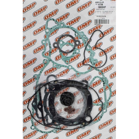 JR (OMP) WYPRZEDAŻ KOMPLET USZCZELEK KTM SXF 350 '11-'12, EXCF 350 '12-'13