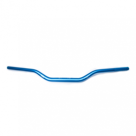 ACCEL KIEROWNICA (28,6MM) TAPER MX WZÓR YAMAHA YZ NISKA (7075-T6) ERGAL KOLOR NIEBIESKI (SZER. 810MM, WYS. 65MM) - PROMOCJA