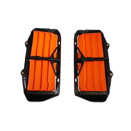 RACETECH (RTECH) OSŁONY (KRATKI) WLOTÓW CHŁODNIC POWIĘKSZONYCH KTM SX/SXF 125-450 19-24, EXC/EXCF 150-450 20-24, GAS GAS MC/MCF/