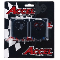 ACCEL MOCOWANIE/PODWYŻKI KIEROWNICY (DÓŁ-28,6/GÓRA-28,6MM) WYS. 35MM KOLOR CZARNY (BM-09BK28/28)