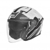 NOX KASK OTWARTY JET Z BLENDĄ N130 EKTO KOLOR CZARNY/BIAŁY ROZMIAR M