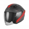 NOX KASK OTWARTY JET Z BLENDĄ N130 EKTO KOLOR CZERWONY/CZARNY MAT ROZMIAR M
