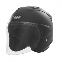 NOX KASK OTWARTY JET N220S KOLOR CZARNY MAT ROZMIAR XL