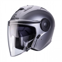 CABERG KASK OTWARTY JET Z BLENDĄ MODEL SOHO SOLID KOLOR SZARY MAT - GUNMETAL ROZMIAR XXL