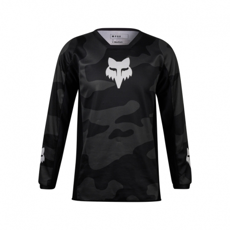 BLUZA MOTOCYKLOWA JUNIOR FOX 180 BNKR BLACK CAMO YM