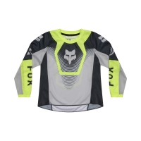 BLUZA MOTOCYKLOWA JUNIOR FOX 180 COLLECT GREY YELLOW KM