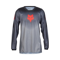 BLUZA MOTOCYKLOWA JUNIOR FOX 180 INTERFERE GREY RED