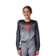 BLUZA MOTOCYKLOWA JUNIOR FOX 180 INTERFERE GREY RED