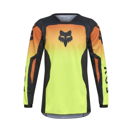 BLUZA MOTOCYKLOWA JUNIOR FOX 180 SHIELD FLUO YELLOW