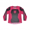 BLUZA MOTOCYKLOWA JUNIOR FOX GIRLS 180 SHIELD BLACK PINK