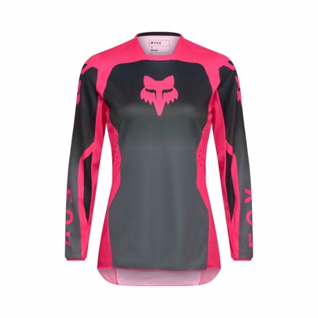 BLUZA MOTOCYKLOWA DAMSKA FOX 180 SHIELD BLACK PINK