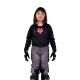 BLUZA MOTOCYKLOWA JUNIOR FOX GIRLS BLACKOUT BLACK BLACK