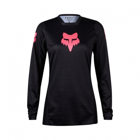 BLUZA MOTOCYKLOWA DAMSKA FOX BLACKOUT BLACK BLACK