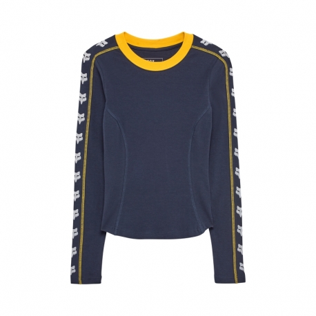 KOSZULKA Z DŁUGIM RĘKAWEM DAMSKA FOX CIRCA 74 FITTED MIDNIGHT