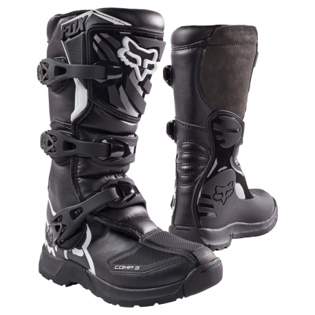 BUTY MOTOCYKLOWE JUNIOR FOX COMP 3Y BLACK Y5