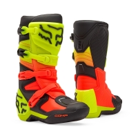 BUTY MOTOCYKLOWE JUNIOR FOX COMP ORANGE YELLOW Y6 (WKŁADKA 235MM)