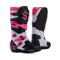 BUTY MOTOCYKLOWE DAMSKIE FOX COMP BLACK/PINK 11 (WKŁADKA 290MM)