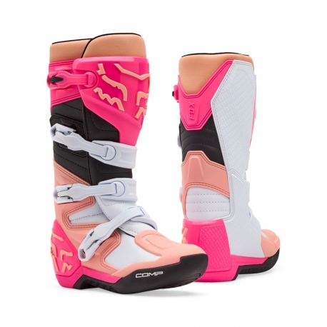 BUTY MOTOCYKLOWE DAMSKIE FOX COMP PINK/PINK