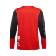 KOSZULKA ROWEROWA Z DŁUGIM RĘKAWEM JUNIOR FOX DEFEND ELEVATED FLUO RED