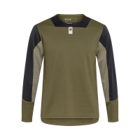 KOSZULKA ROWEROWA Z DŁUGIM RĘKAWEM JUNIOR FOX DEFEND OLIVE GREEN