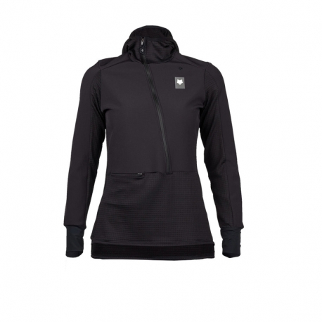 BLUZA ROWEROWA DAMSKA FOX DEFEND THERMAL BLACK