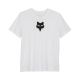 T-SHIRT DAMSKI FOX HEAD WHITE