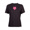 T-SHIRT DAMSKI FOX FOX HEAD BLACK PINK