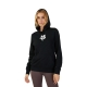 BLUZA Z KAPTUREM DAMSKA FOX HEAD BLACK