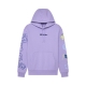 BLUZA Z KAPTUREM DAMSKA FOX HELLO FUTURE FLEECE PO LILAC M