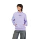 BLUZA Z KAPTUREM DAMSKA FOX HELLO FUTURE FLEECE PO LILAC