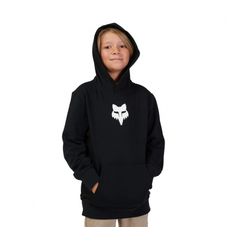 BLUZA Z KAPTUREM JUNIOR FOX LEGACY BLACK